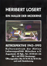 Ausstellungsplakat »Heribert Losert. ein Maler der Moderne«