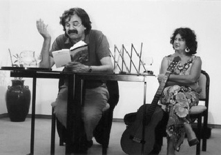 Reinhold Joppich und Antonella Sellerio im Kulturzentrum