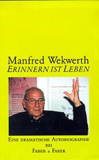 Buchcover, Manfred Wekwerth »Erinnern ist Leben«