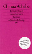 Buchcover, Chinua Achebe »Termitenhügel in der Savanne«