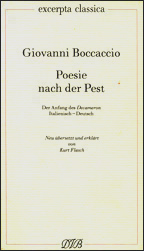 Buchcover Kurt Flasch »Giovanni Boccaccio. Poesie nach der Pest«