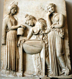 Medea und die Töchter des Pelias, 420-410 v. Chr., Pergamon Museum, Berlin