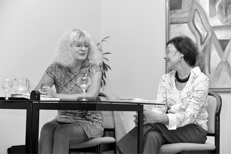 Veranstaltung am 4.7.2013 - Marion Tauschwitz mit Mira Maase - Veranstaltung "Hilde Domin. Das heile Leben meiner Worte"
